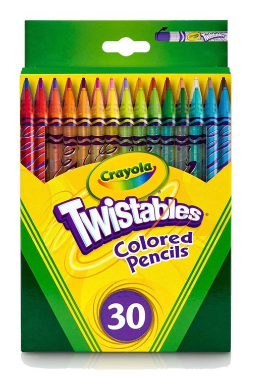 Twistable colored pencils