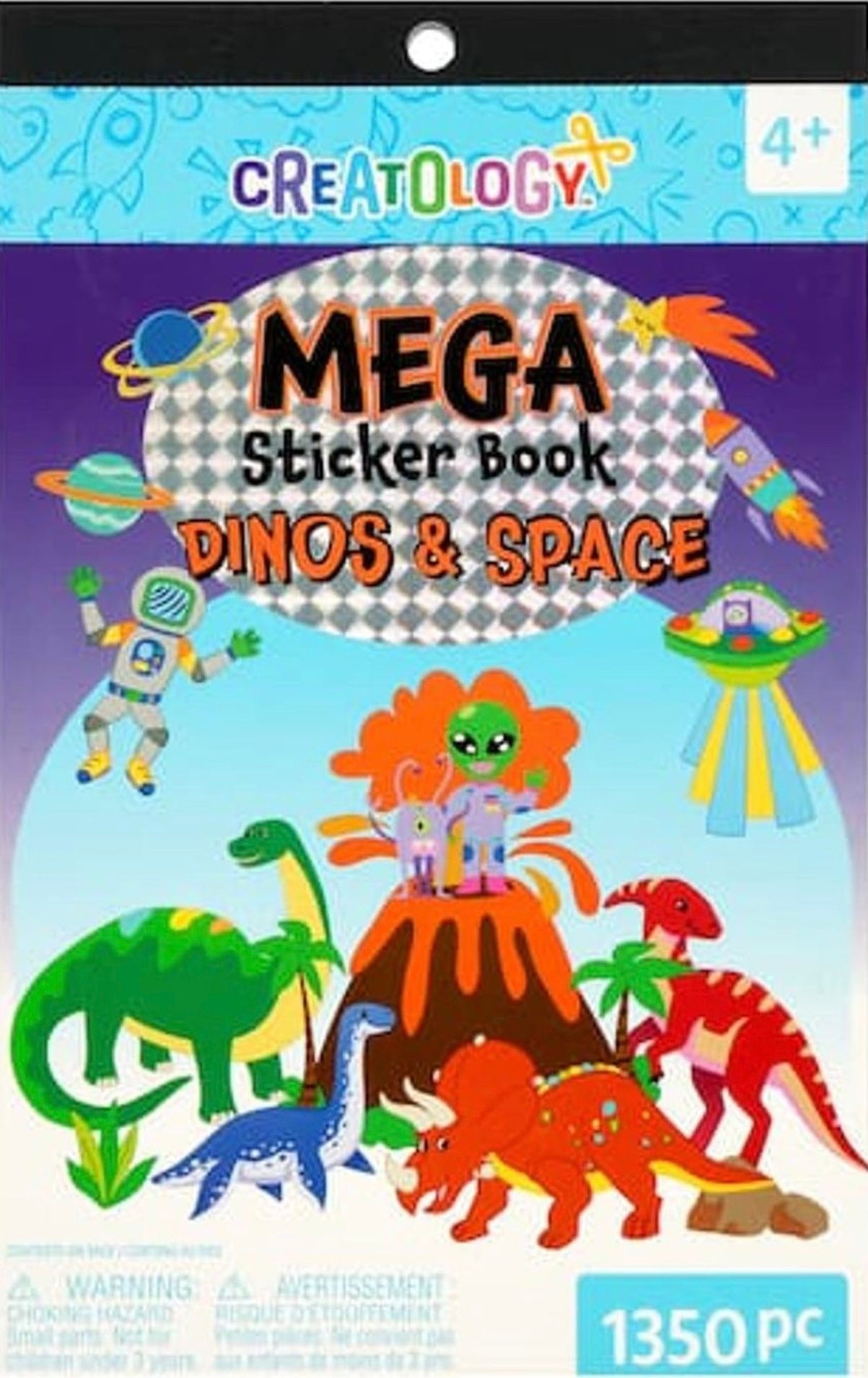 Creatology Mega Sticker Book Dino’s and Space